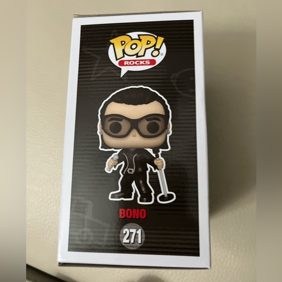 NWT - Funko Pop! Rocks U2 #271 Bono - Picture 4 of 6